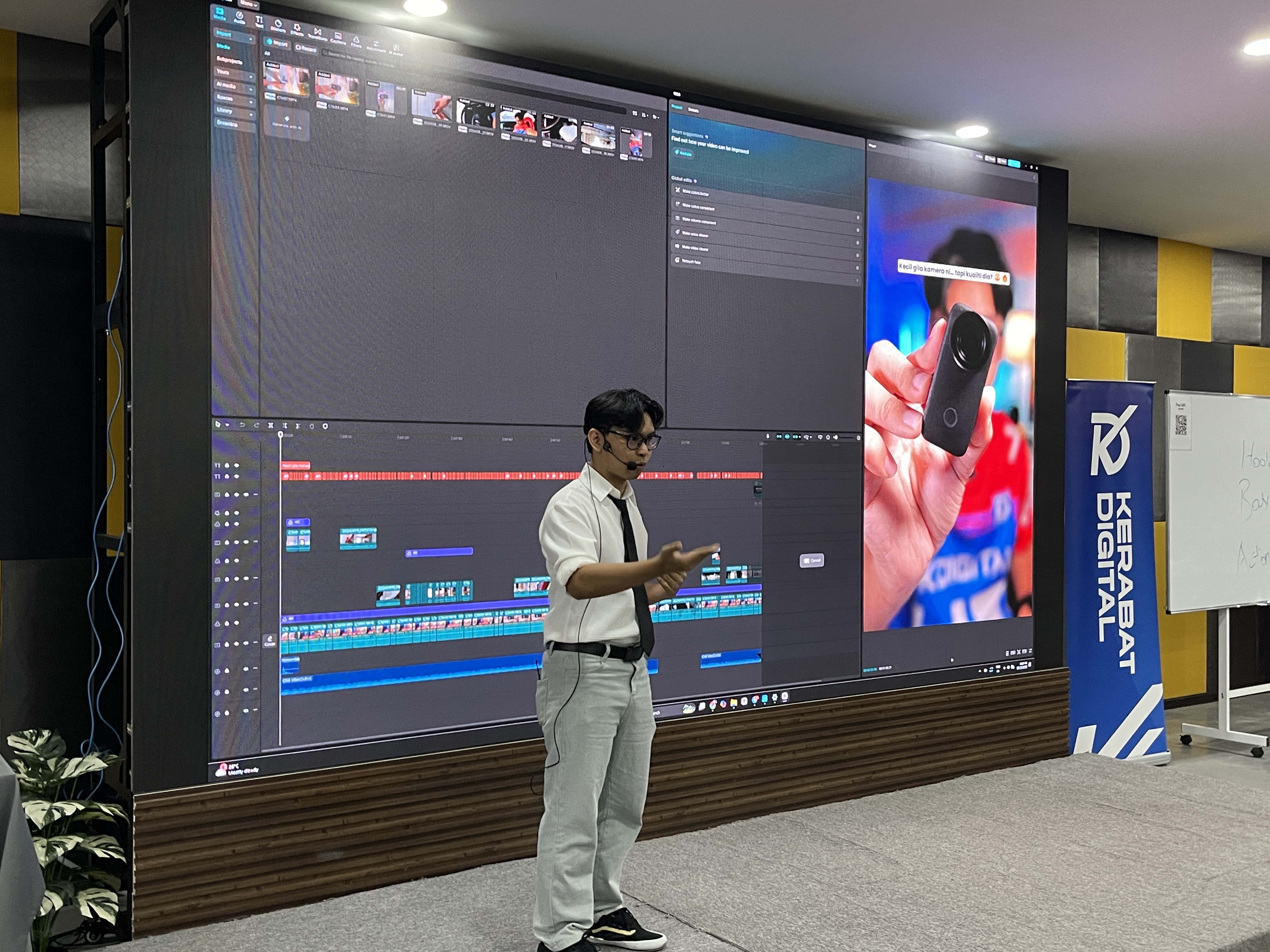 Pemasangan LED Screen Kijo Space